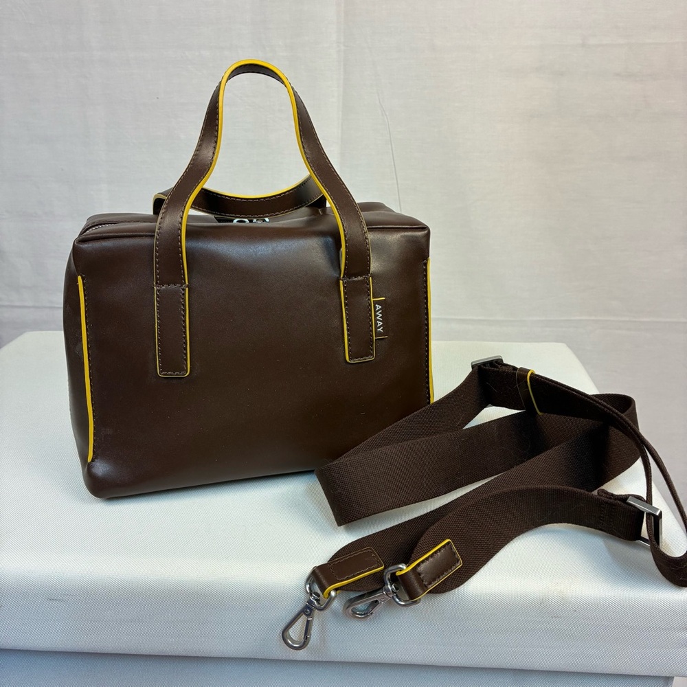 AWAY Brown Leather Limited Edition Mini Everywhere Bag‎